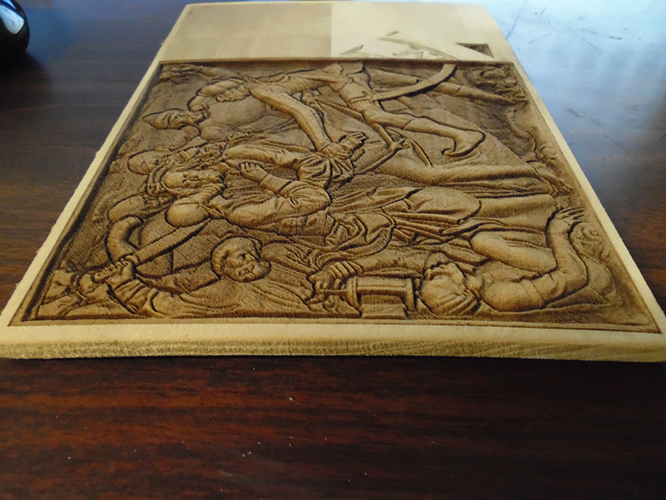 3D Laser Diode Engraving with PicEngrave Pro 5 Laser Cutting