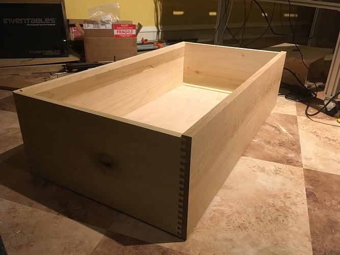 G Code Generator For Dovetailed Drawers With A Cnc Projects