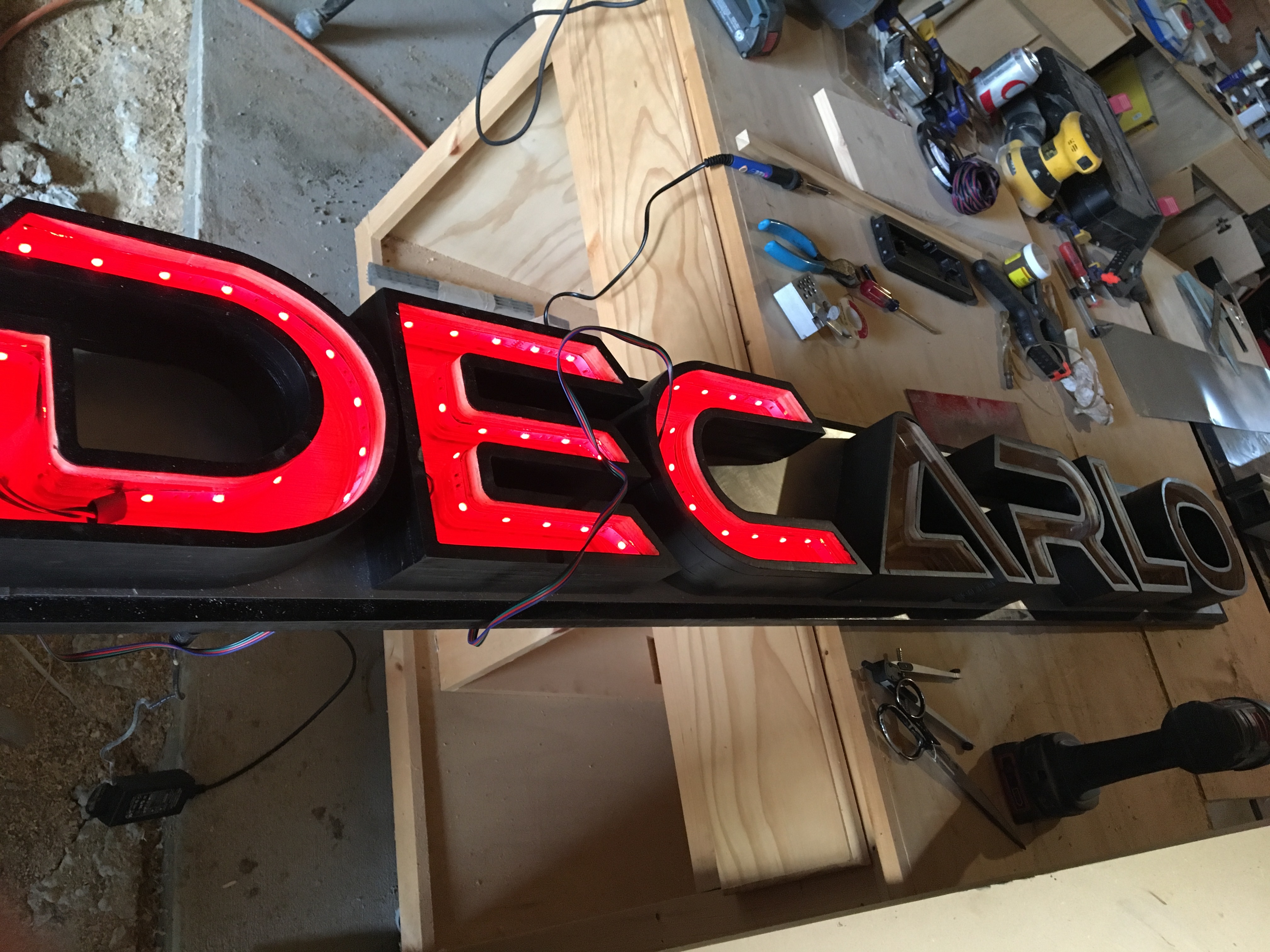 Lighted Band Sign - Projects - Easel Community Forum