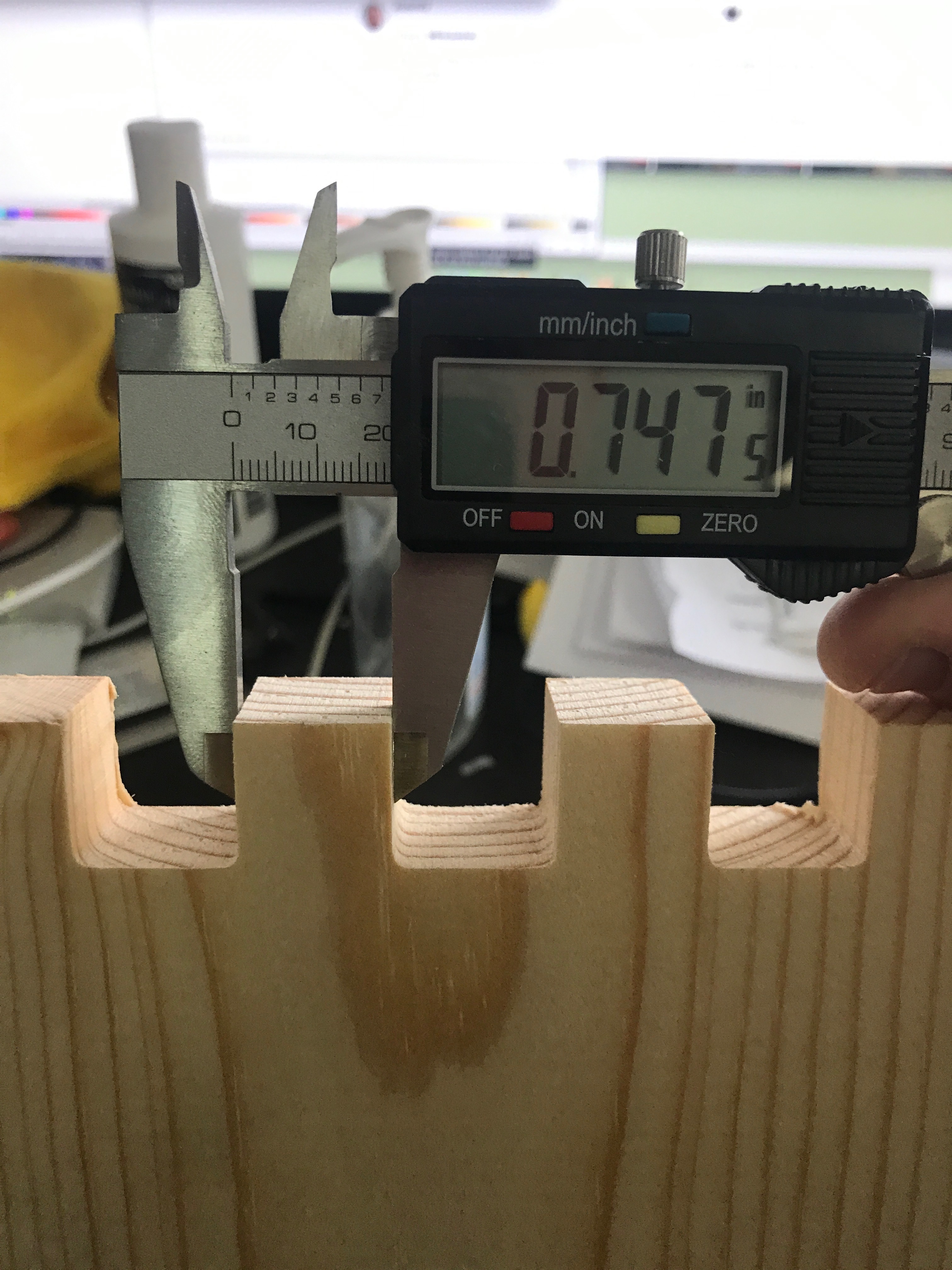 Box Joint finger/socket width issue Troubleshooting Inventables
